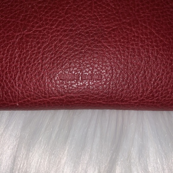 Genuine Leather Kisslock & wallet(burgundy & black ) - Picture 2 of 9